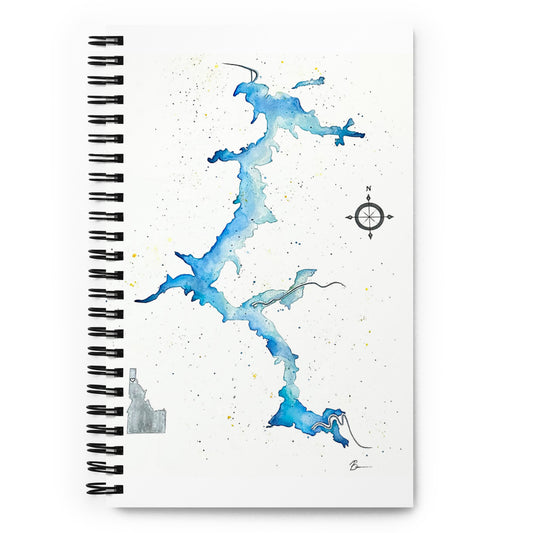 Idahome - Silver - Spiral Notebook