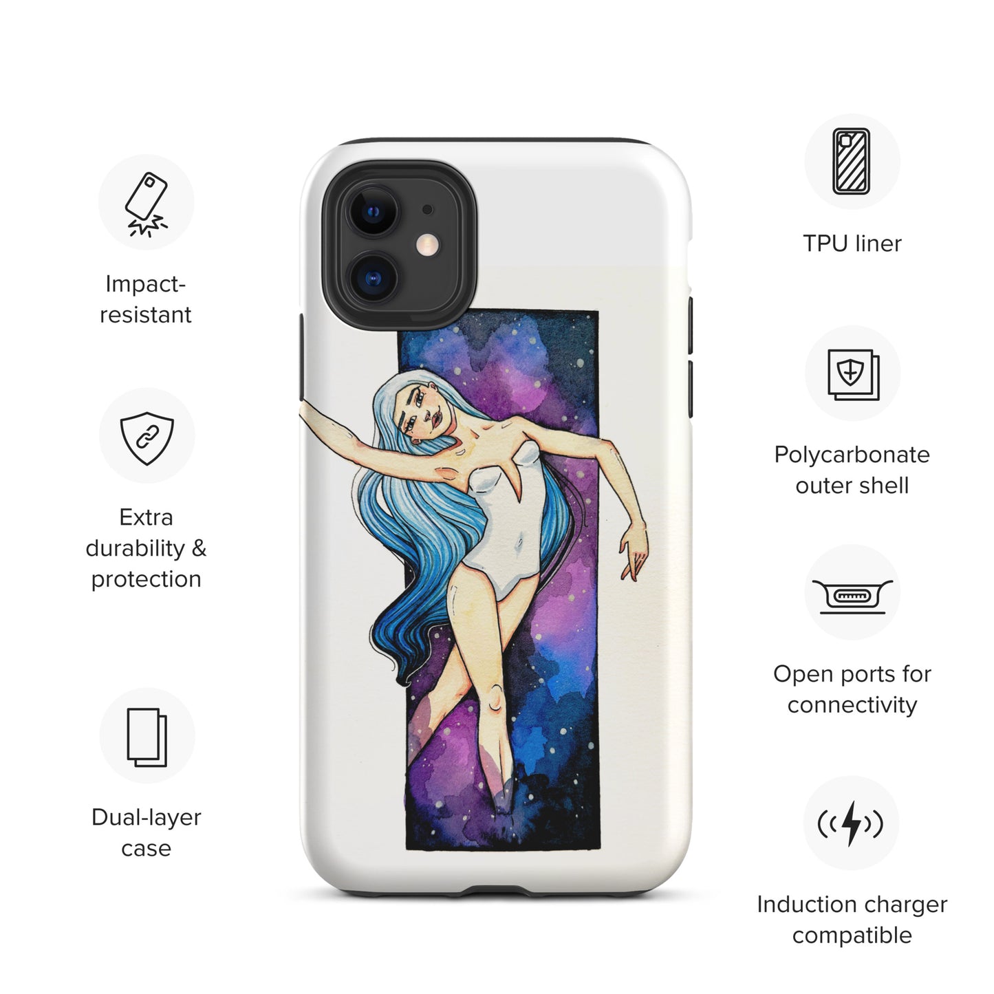 Tough Case for iPhone - Galactic Rrift