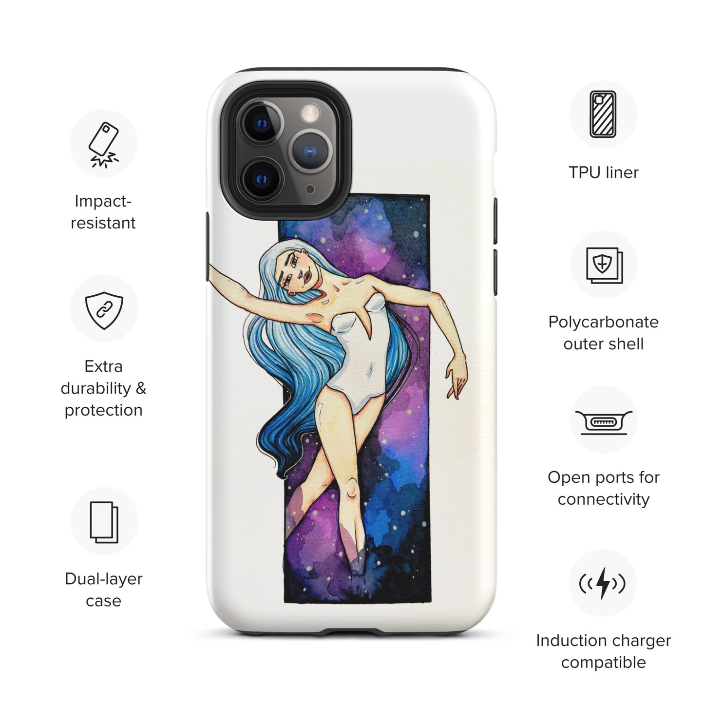 Tough Case for iPhone - Galactic Rrift