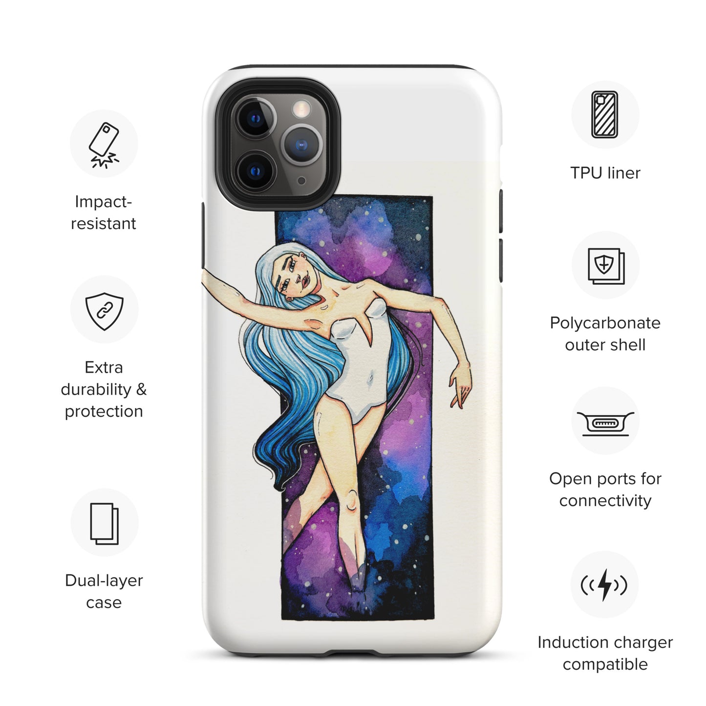 Tough Case for iPhone - Galactic Rrift