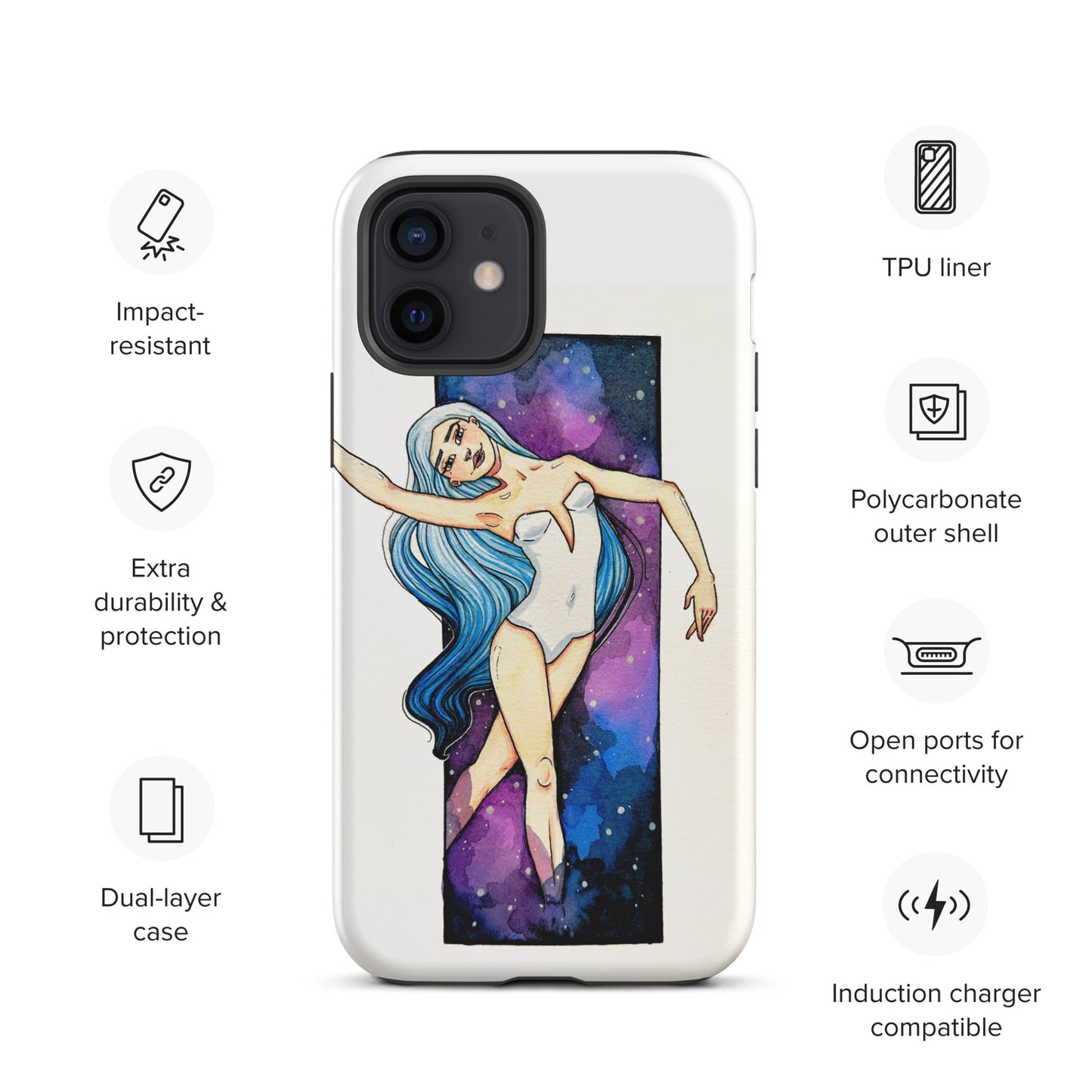 Tough Case for iPhone - Galactic Rrift