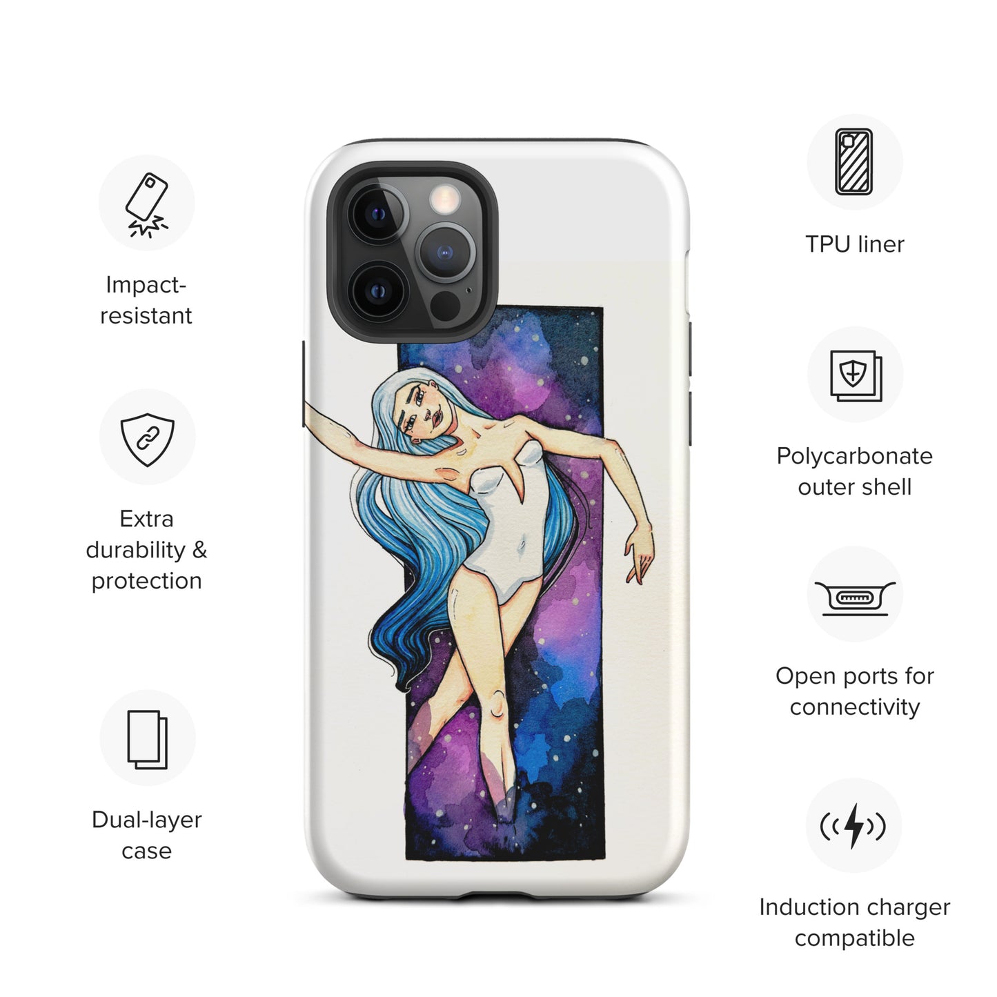 Tough Case for iPhone - Galactic Rrift