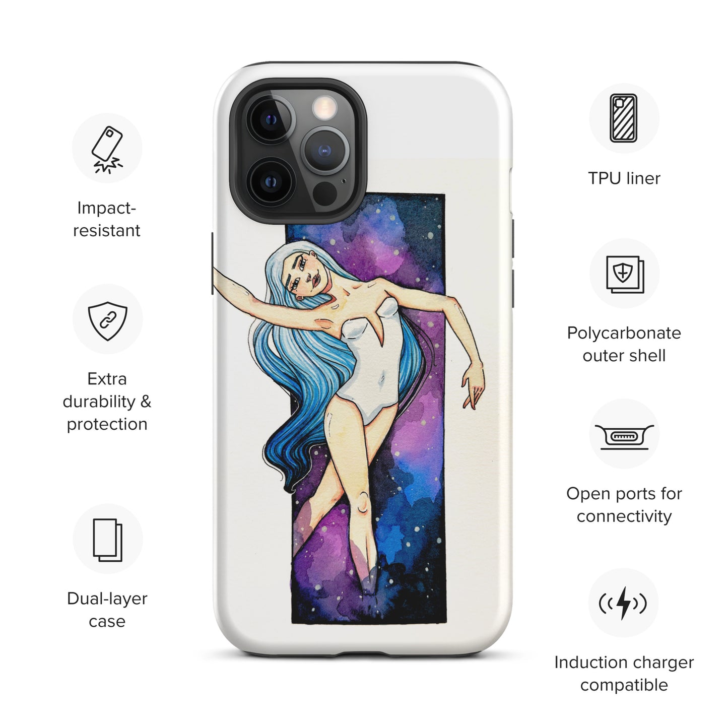 Tough Case for iPhone - Galactic Rrift