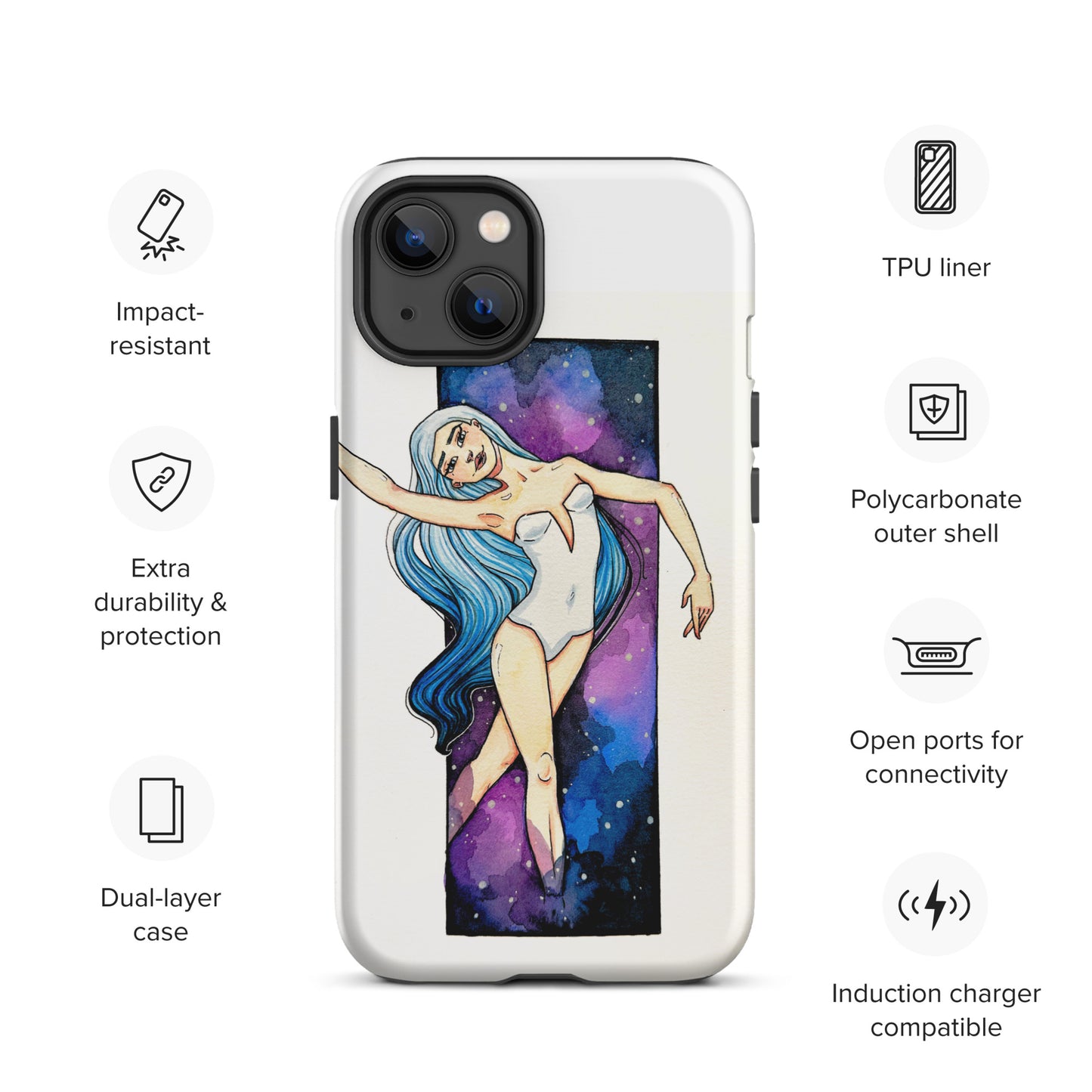 Tough Case for iPhone - Galactic Rrift