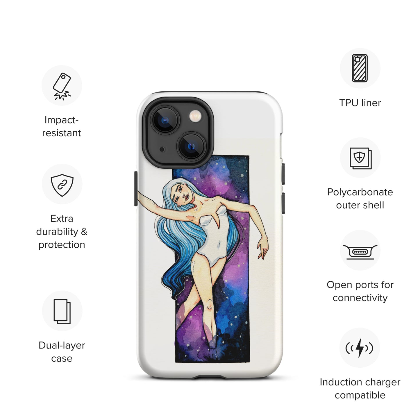 Tough Case for iPhone - Galactic Rrift