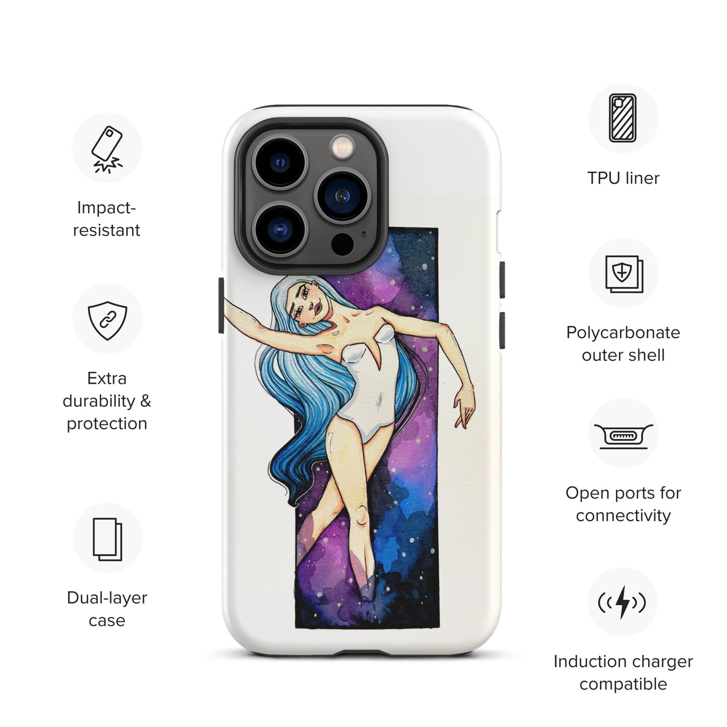 Tough Case for iPhone - Galactic Rrift