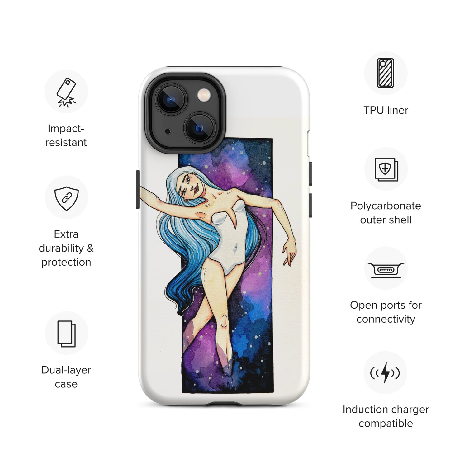 Tough Case for iPhone - Galactic Rrift