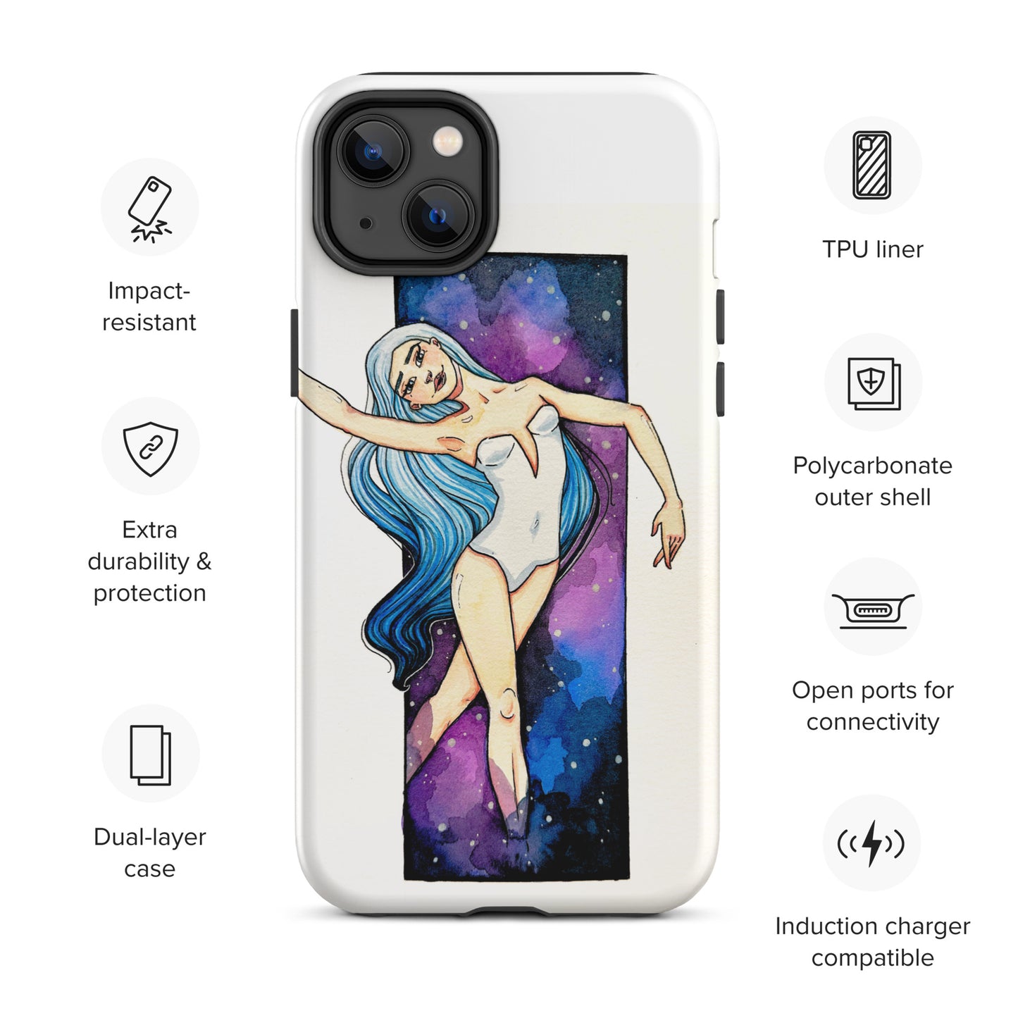 Tough Case for iPhone - Galactic Rrift