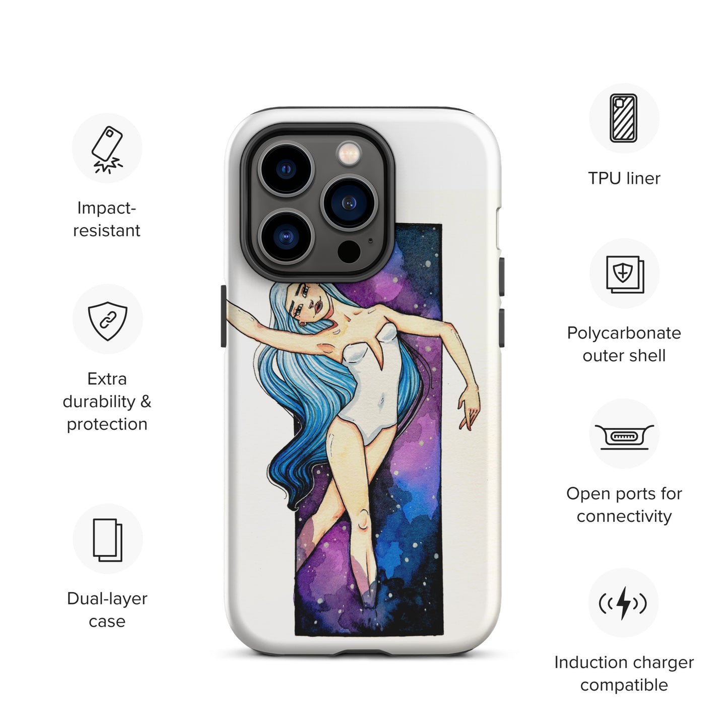 Tough Case for iPhone - Galactic Rrift