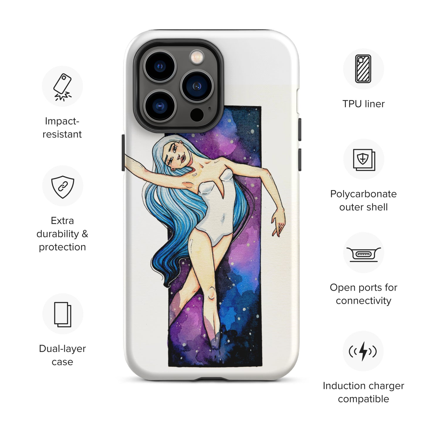 Tough Case for iPhone - Galactic Rrift