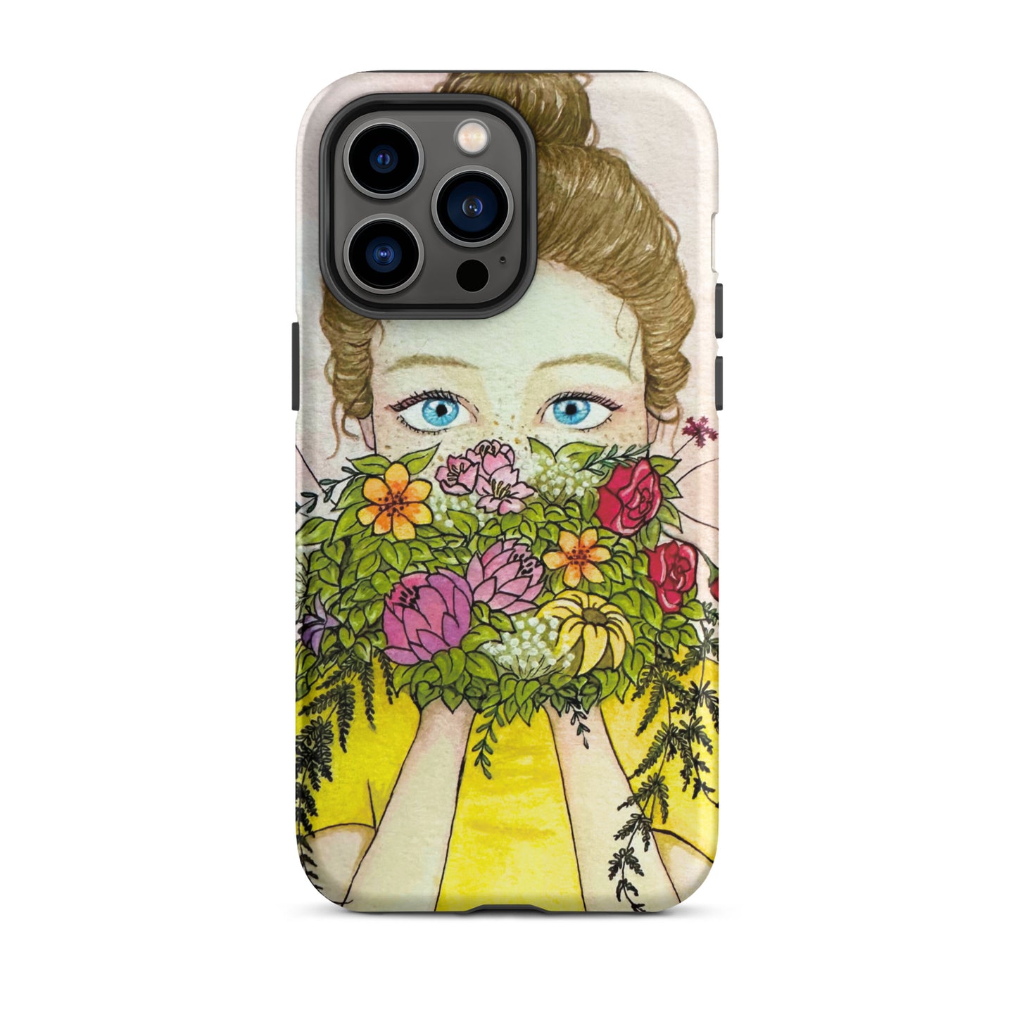 Tough Case for iPhone - Flower Girl