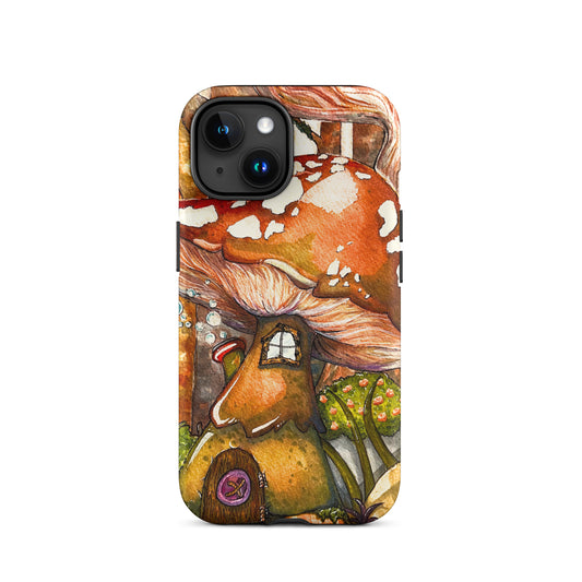 Cozy Mushroom House - Tough Case for iPhone