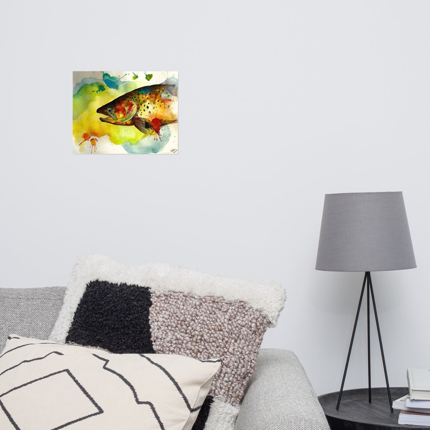 Rainbow Fish - Matte Print